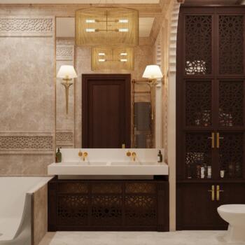 شقق في مجمع سكني 