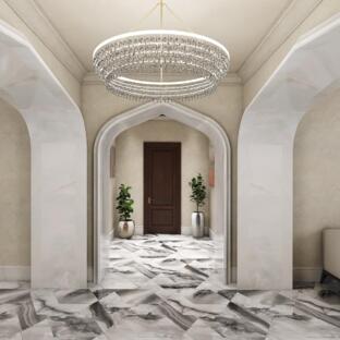 Hall in the residential complex 