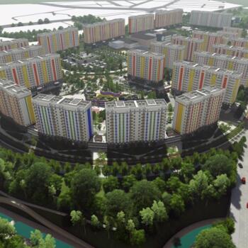 Town-planning concept of the Suzuk Ota microdistrict...